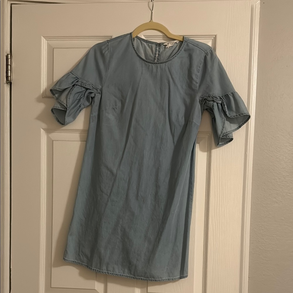 BCBGeneration Light Blue Denim Dress
